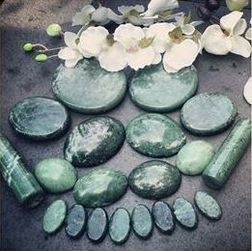 Jade edelstenen massage